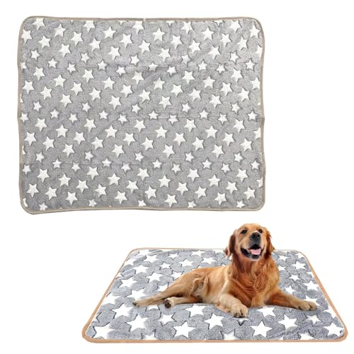 HuaMuDM Hundedecke,104 x 75 cm Katzendecken,haustierdecke,Katzendecke mit Pfoten,Waschbare Hundedecke für Hunde,Katzen,Sofas,Autos,Betten,Transportbox