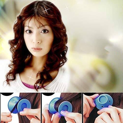 10 peças de mini adorável rolo de cabelo em forma de cogumelo DIY para mulheres dormindo modelador d