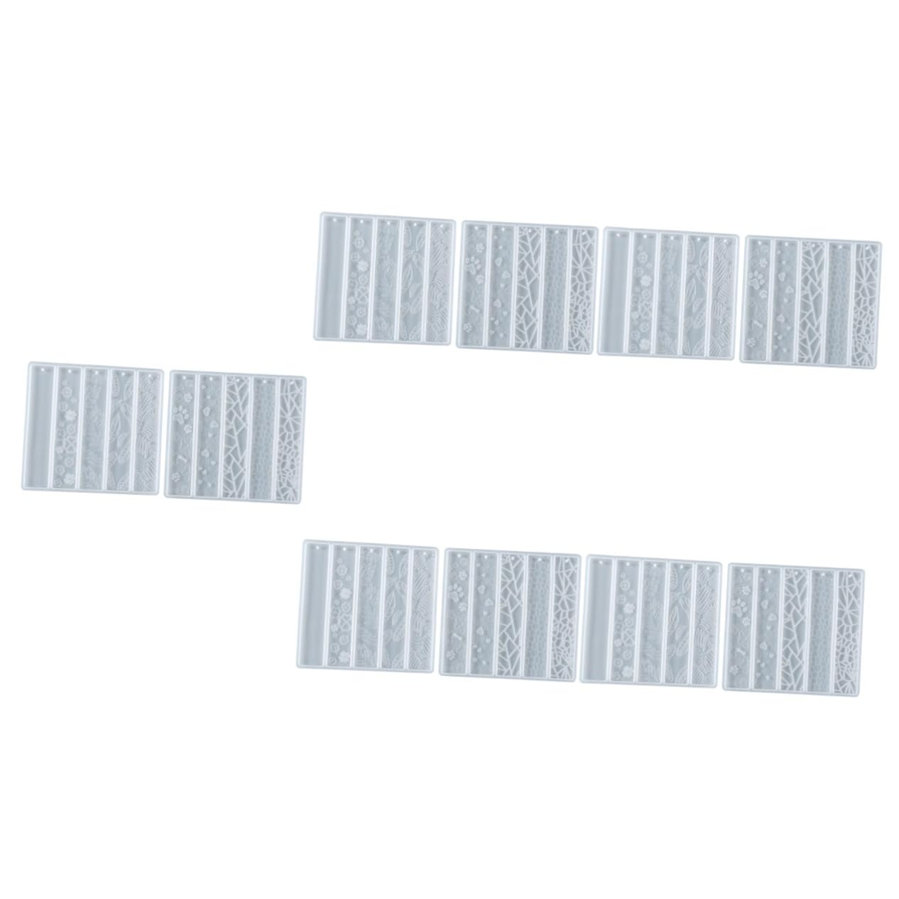Moule époxy cristal livre pour marque-pages transparents et brillants sans bulles
