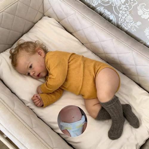 Muñeco Reborn Realista de Niño de 20 Pulgadas miniatura 1