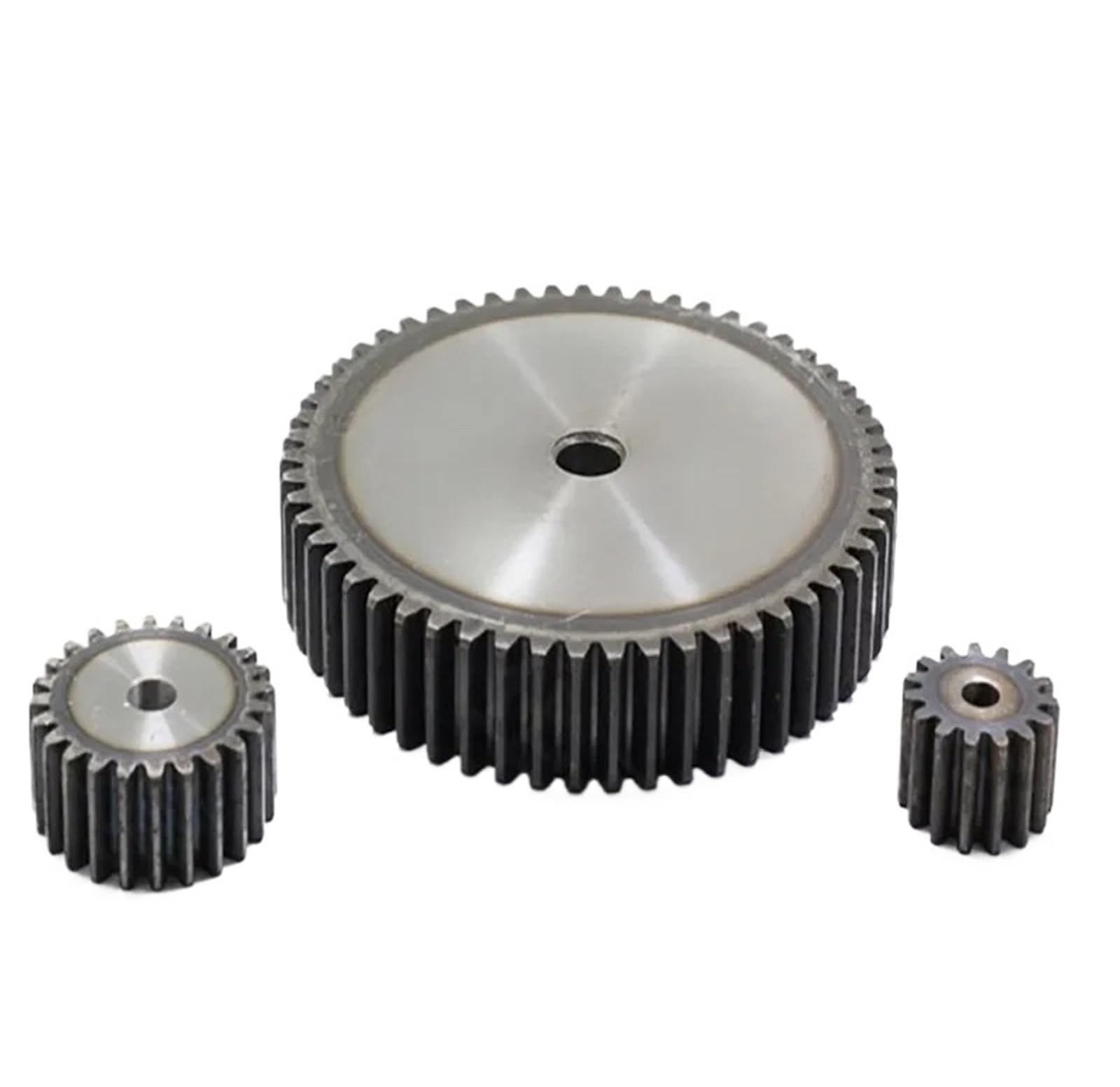 Bevel Gear Pinion Hardware Mechanical 1pcs 4 Mod Spur Gear 4M 10/11/12/13/14/15/16/17/18/19Tooth Steel Thickness 40mm Metal Mechanical Transmission Pinion Gear(4M 12T Hole 12mm)