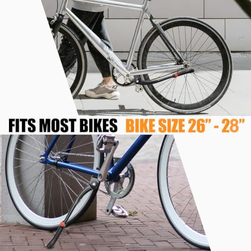 TOPCABIN Patas de Apoyo para Bicicleta Ajustables de Aleación de Aluminio para Bicicletas de 26-29 Pulgadas miniatura 3