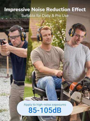 Image of Dr.meter Ear Protection Ear Muffs, C06 Noise Cancelling Headphones for Adults Kids, NRR28dB Noise Reduction Hearing Protection Earmuffs for Range, Mowing, Concerts, Monster Jam, Autism Sensory