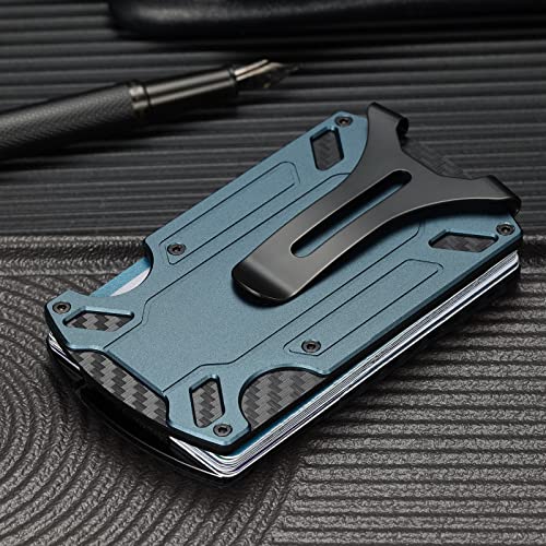 Furid Minimalist Wallet For Men, Metal Wallet, Tactical Wallet, Money Clip Wallet For Men Slim, Rfid Blocking Card Holder Wallet, Carbon Fiber Wallet #TOP5