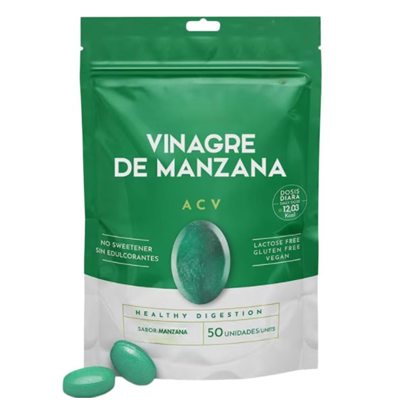 Vinagre de Manzana Orgánico, Control de peso, Fórmula desintoxicante y digestiva, No OGM, Sin gluten