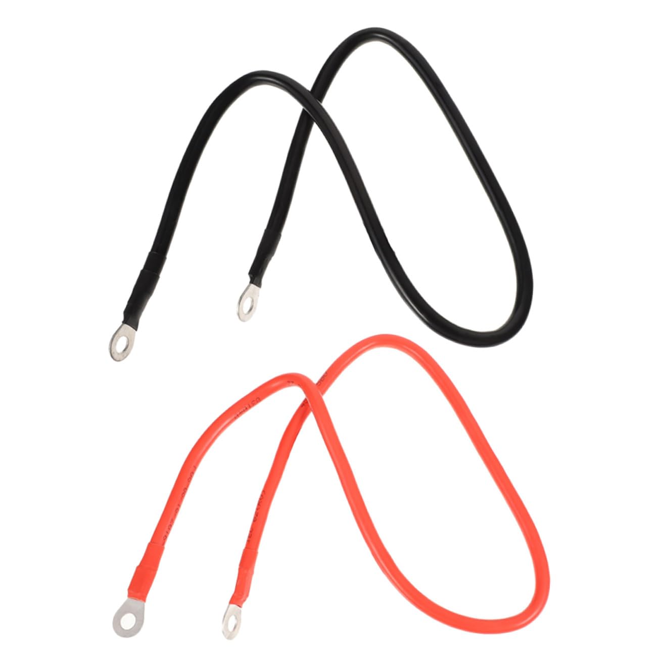 1Pair Battery Cable for Automotive Solar Applications Flexible Moisture Durable