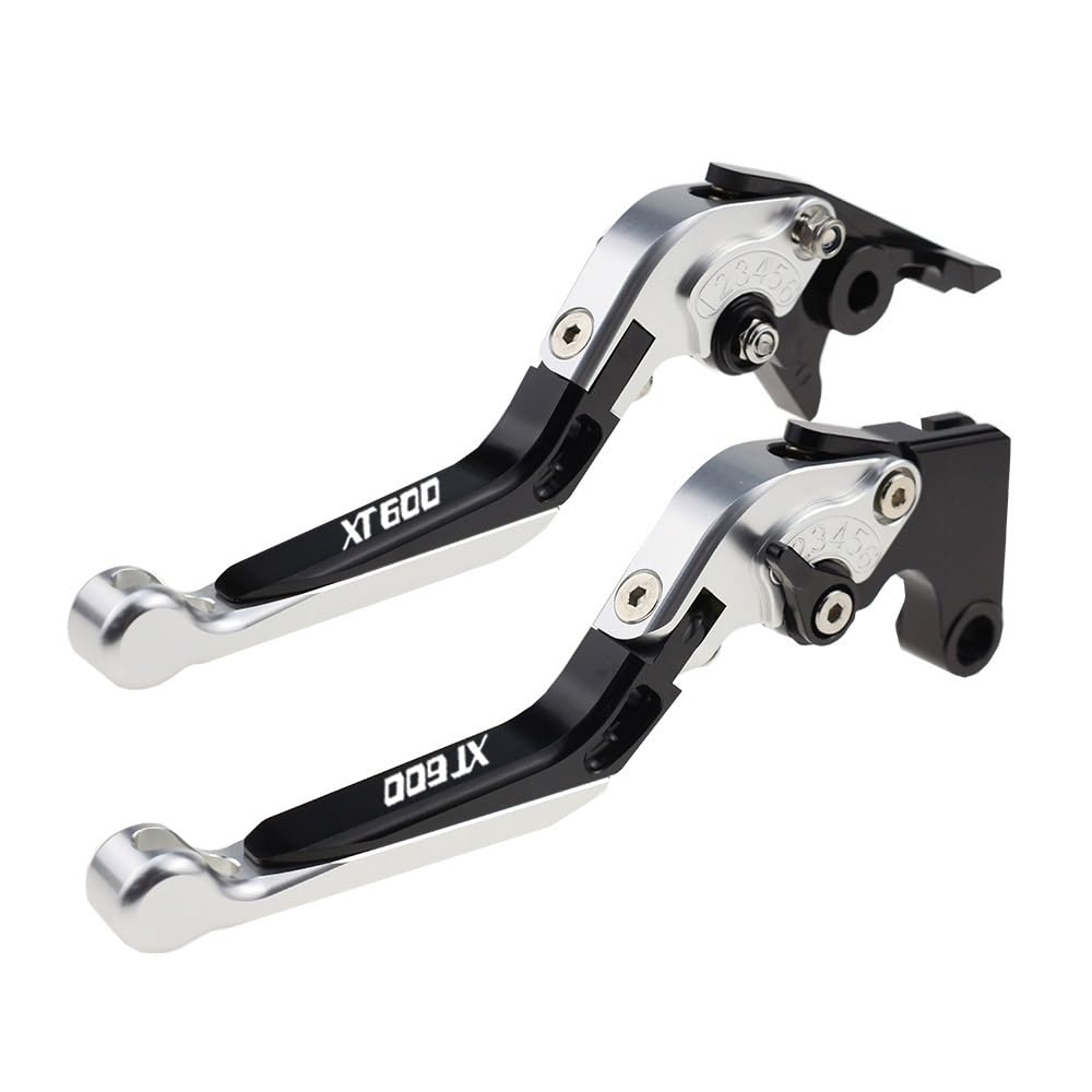 Pliqvbn Color Q Clutch Brake Shafts Folding Extendable Brake Clutch Levers For Xt600 1984-1986 Xt600e 1990-2003 Xt600ze 1987-1992 Xt600z For Tenere 87-92