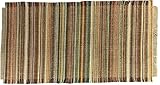 Melody Jane Dollhouse Kilim - Alfombra tejida a rayas indias 1:12, accesorio moderno para suelo