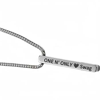 Amazon | ONE N' ONLY ネックレス 立体ペンダント ワンエン