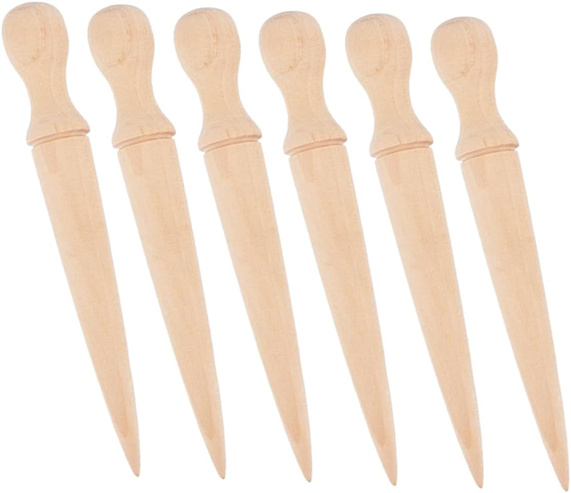 Wooden Garden Hole Maker Planting Hole Digger Tool Comfortable to Clean