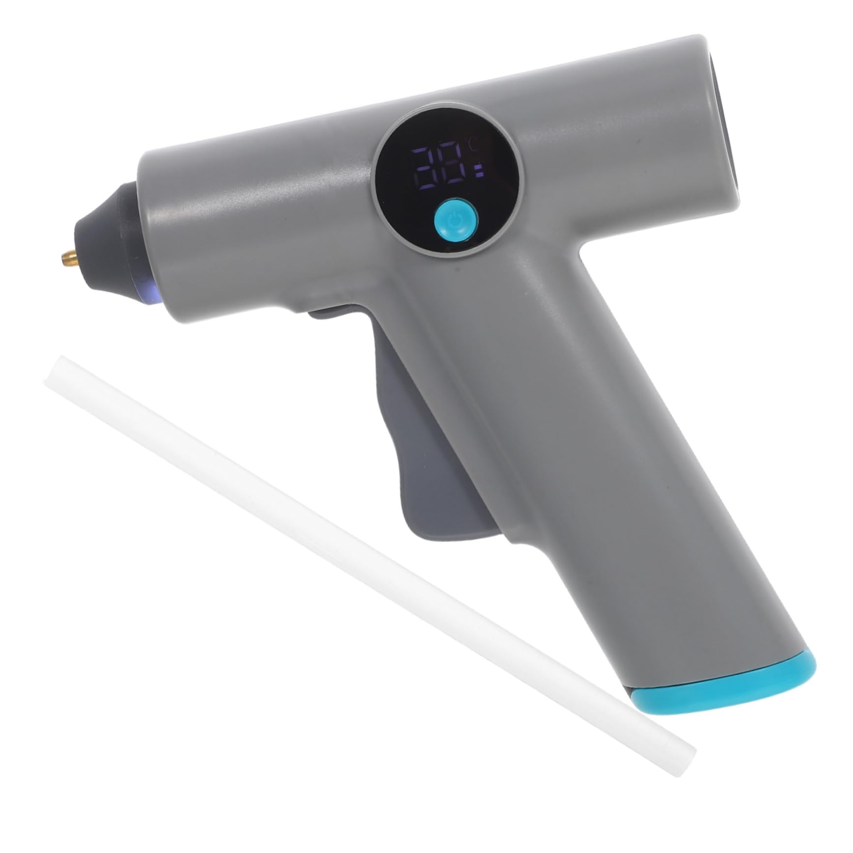 Pistola de Pegamento Caliente Inalámbrica Recargable, Compacta de Plástico