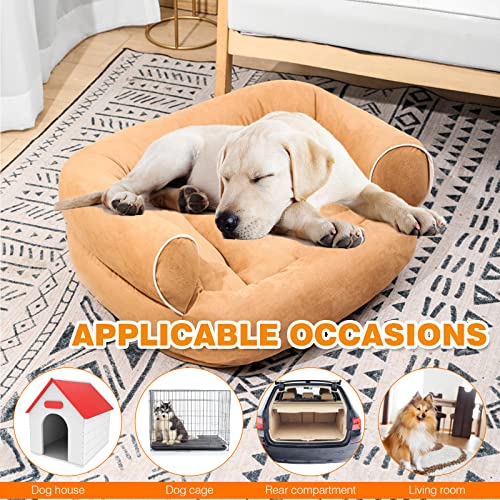 PETCUTE Cama Ortopédica Para Gatos y Perros Pequeños, Lavable de Espuma Viscoelástica, Sofá Cómodo Con Fondo Antideslizante, Cojín Para Mascotas
