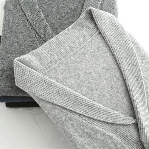 Spring Business Leisure Men's Clothing Wool Vest Knitted Cardigan Men's Lapel Solid Color Sleeveless Cashmere Sweater4