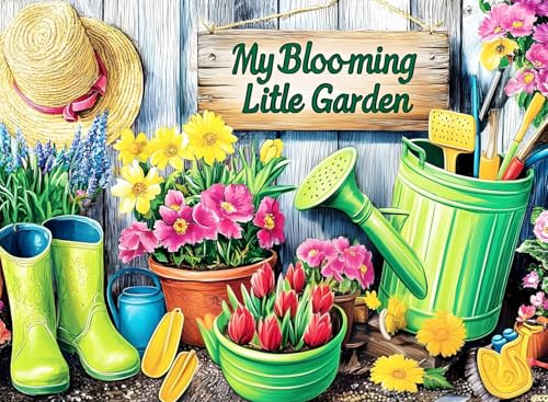 Fairyland JinWenn Diamond Painting Kits for Adults - Flower Garden DIY 5D Diamond Art Kits Full Drill Diamond Dots Paintings with Diamonds Gem Art and Crafts Home Decor Gift 12x16 inch