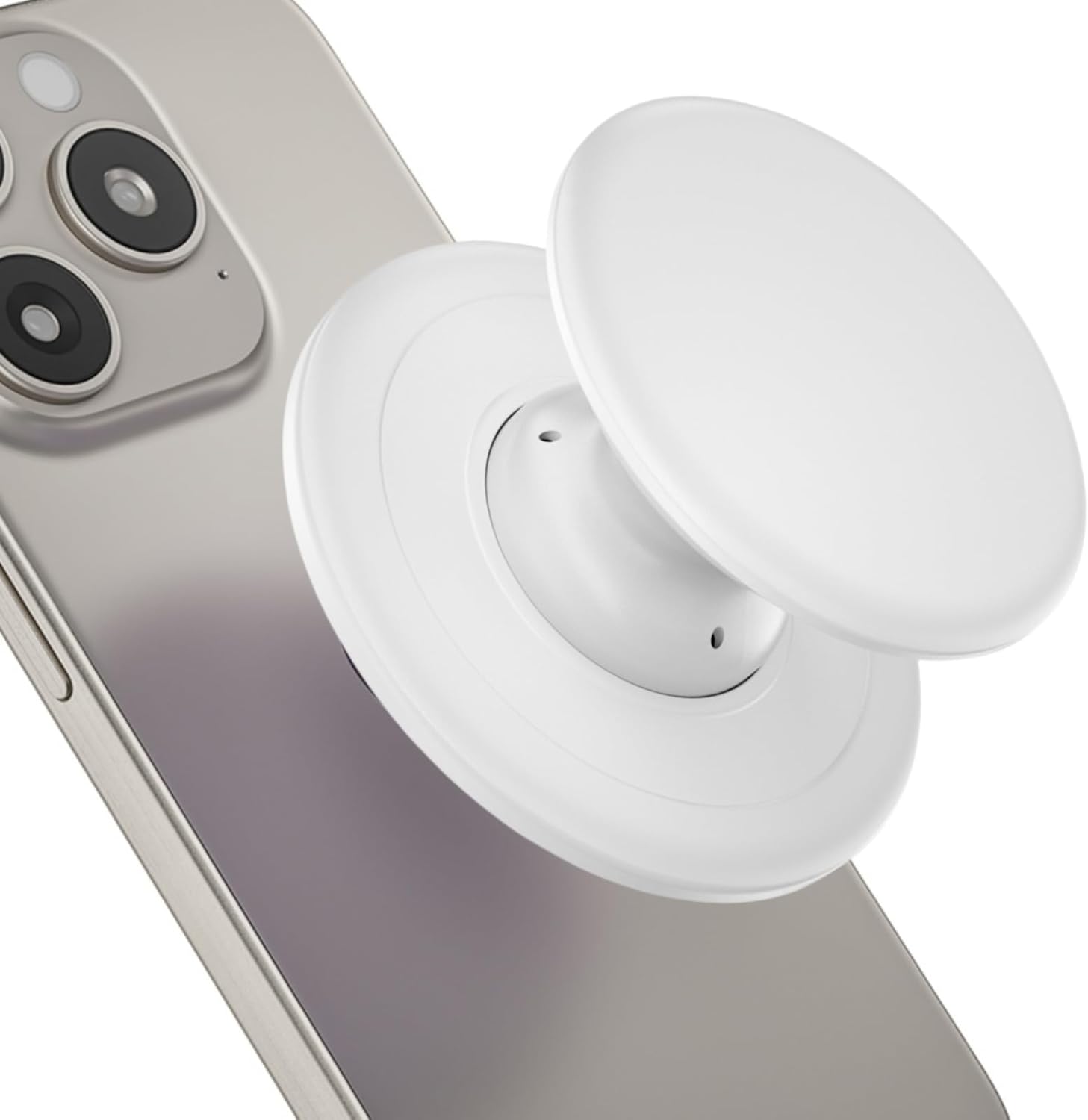 Magnetic Phone Grip Holder for Magsafe Phone Grips, Expandable Collapsible Phone Grip Stand Holder with Kickstand for Magsafe Stand for iPhone 17 16 15 14 13 12 Series, White Magnetic Phone Grip Holder for Magsafe Phone Grips, Expandable Collapsible Phone Grip Stand Holder with Kickstand for Magsafe Stand for iPhone 17 16 15 14 13 12 Series, White