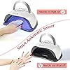 FINGART-UV-Led-Nail-Lamp-150w-57pcs-Dual-Light-Beads-Nail-Dryer-4-Timer-Setting-Gel-Nail-Polish-Lights-Curing-Gel-Nail-Lamp FINGART UV Led Nail Lamp 150w, 57pcs Dual Light Beads Nail Dryer 4 Timer Setting Gel Nail Polish Lights Curing Gel Nail Lamp
