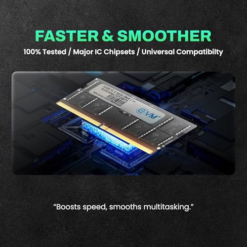Image of EVMT 32GB DDR5 5600MHz SODIMM RAM - High-Performance Laptop Ram, CL19, 1.1V, 288-Pin, 10-Year Warranty(EVMT32G5600S86P)