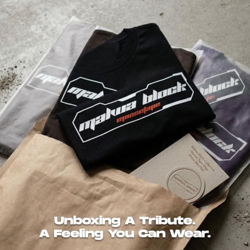 Image of Bambiha Wear Malwa Block Moosetape T-Shirt - Classic Fit Streetwear for Men & Women, 100% Cotton