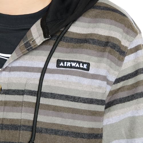 Airwalk Men's Hooded Shirt Jacket4