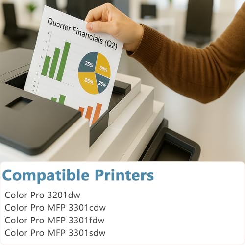 Image of 218A 218X Black Toner Cartridges Compatible Replacement for HP 218A 218 W2180A W2180X for Color LaserJet Pro 3201dw, Pro MFP 3301fdw, 3301sdw, 3301 cdw Printers (with CHIP) -High Yield Ink (2-Pack)