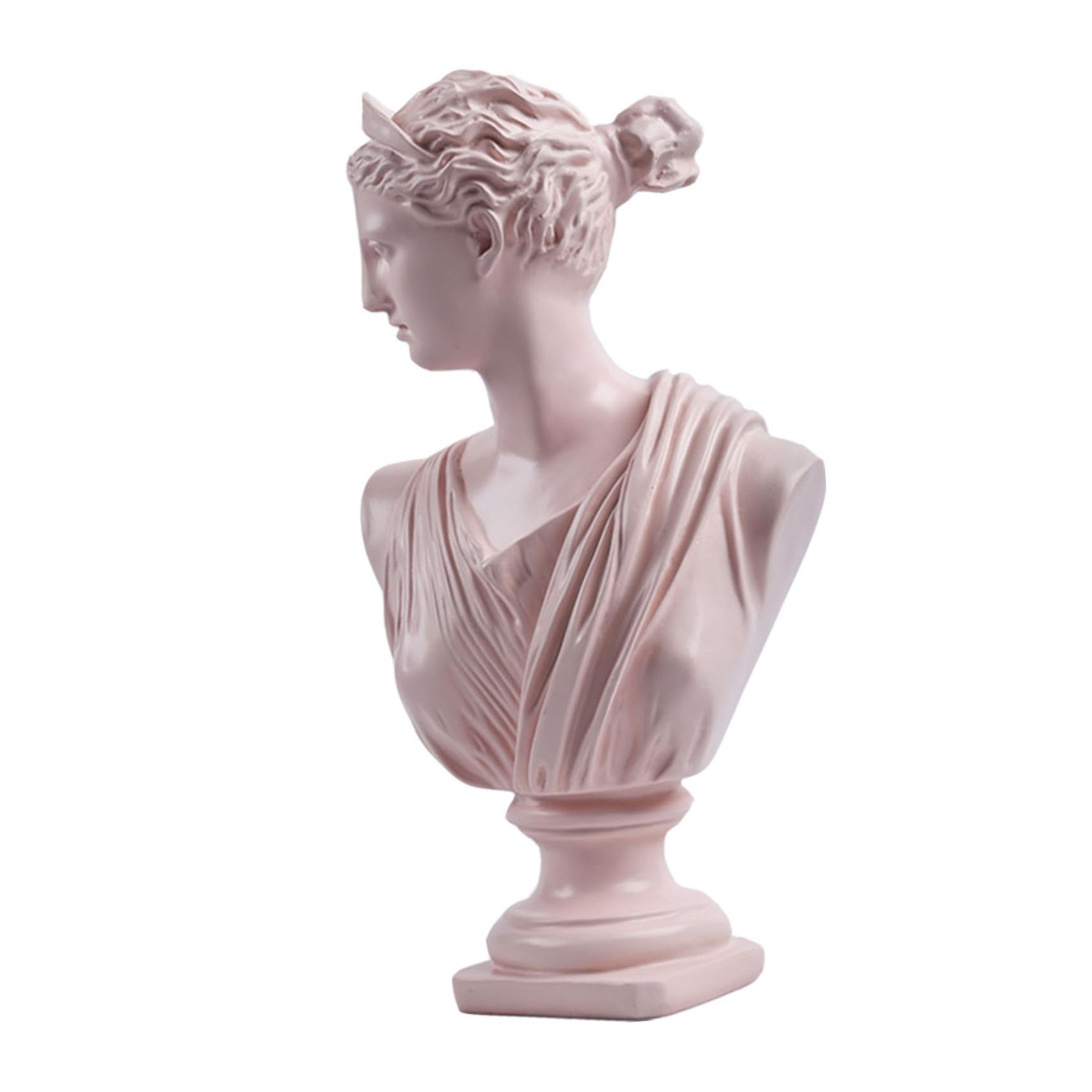 Busto Decorativo in Resina Artigianale per Scrivania, Statua da Tavolo Realistica per Arredamento Casa e Ufficio, Ornamento Scultura Mitologia Greca
