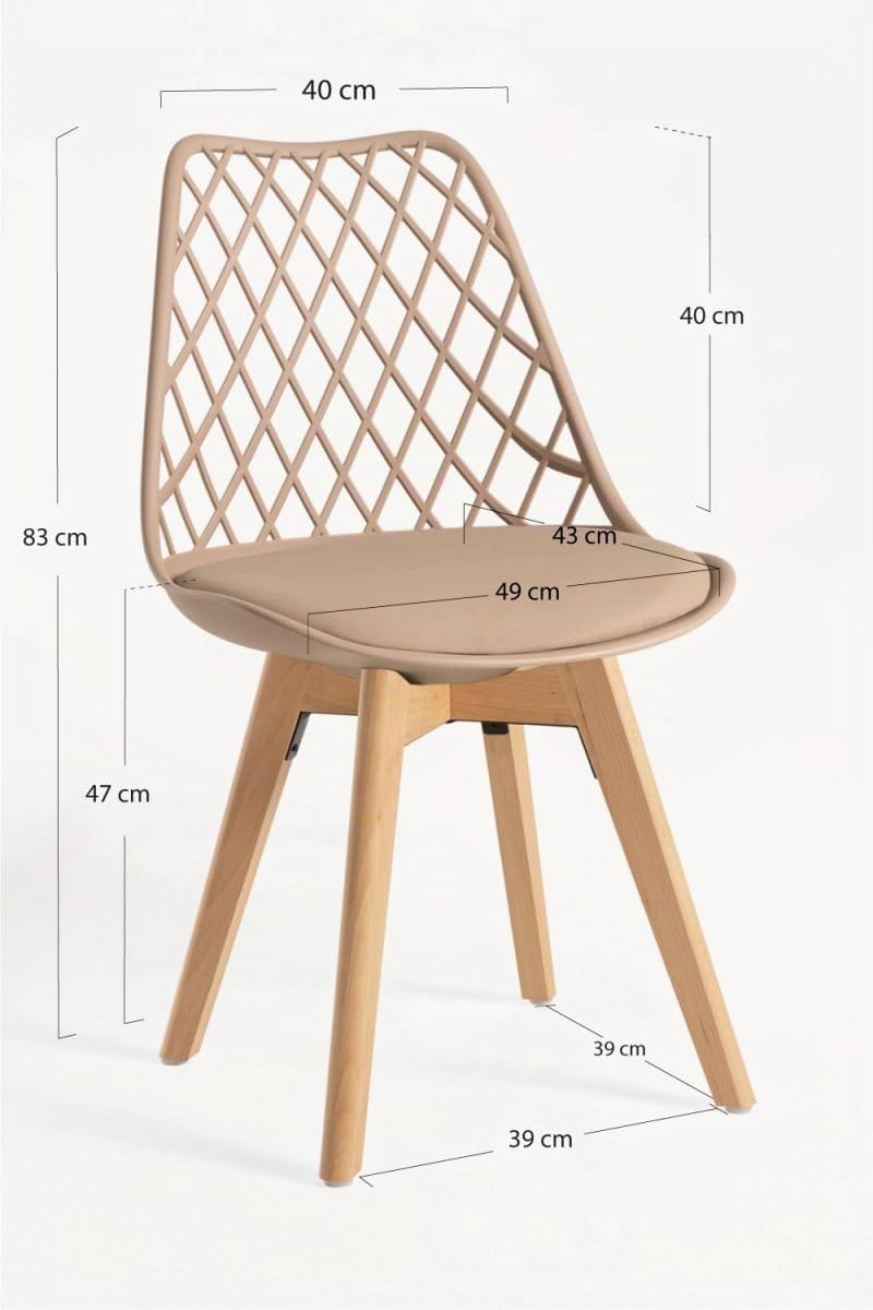 Regalos Miguel - Packs Sillas Comedor - Pack 2 Sillas Mima - Trigo
