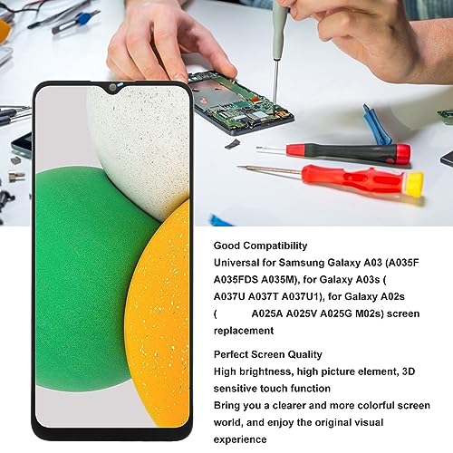Rankomu LCD-skärm för Samsung Galaxy A02s/A03/A03s - Ersättningsdelar