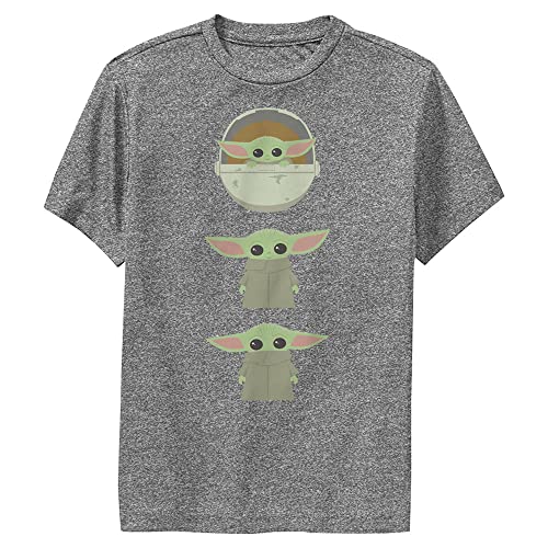 STAR WARS Mandalorian Child Stack Boys Short Sleeve Tee Shirt