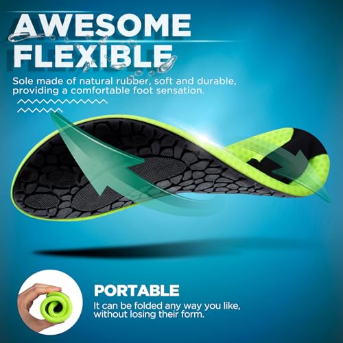 Image of SIMARI Water Shoes for Women Men Swim Aqua Socks Beach Pool Essentials Barefoot Surf River Boat Kayak Sea Yoga Sand Exercise Sport Accessories Breathable Quick-Dry Adult Youth Kid Size SWS001