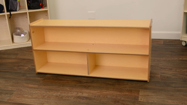 Amazon.com: Angeles Value Line Toddler 2-Shelf Storage, 48"L x 23"H, Kids  Storage Organizer, Kids Bookshelf for Classroom, Playroom, Nursery,  Montessori School, Natural : Office Products