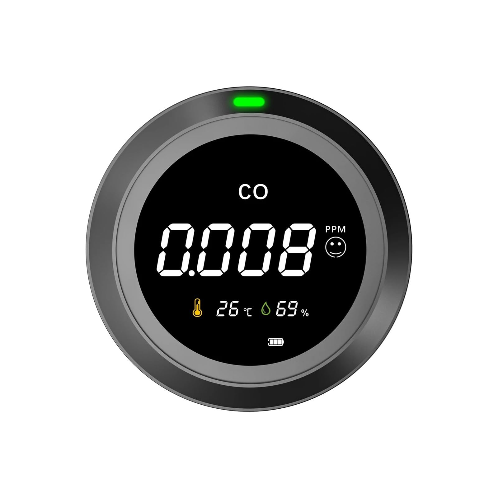 Rilevatore di gas, Rilevatore di allarme CO, luce avvertimento, sensore monossido carbonio, carbone, for la sicurezza domestica e industriale