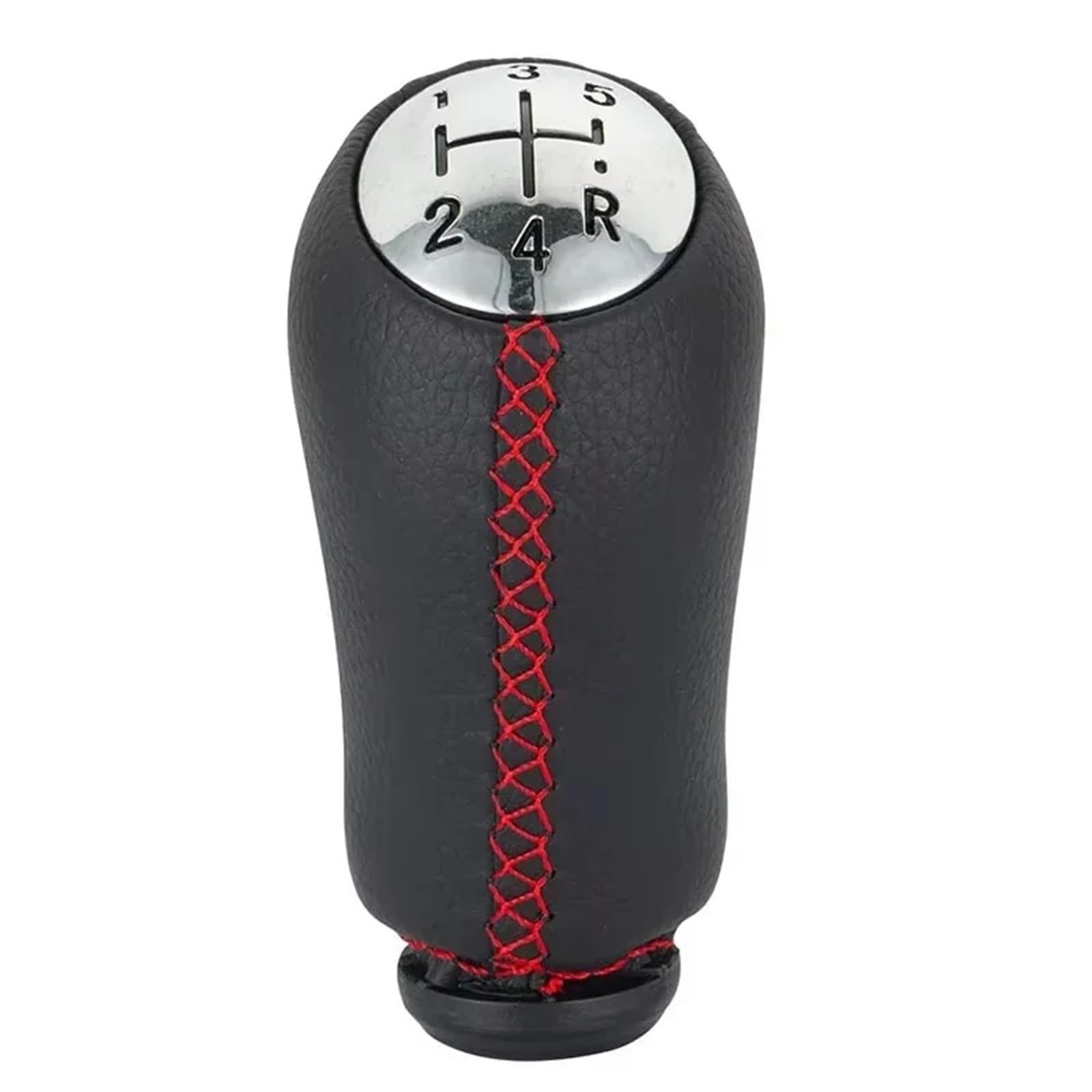 EHWLFVX Car Gear Shift for Megane II for Clio III for Scenic 5 Speed Gear Shift Knob Stick Head Car Lever Handle Universal(Red Line)