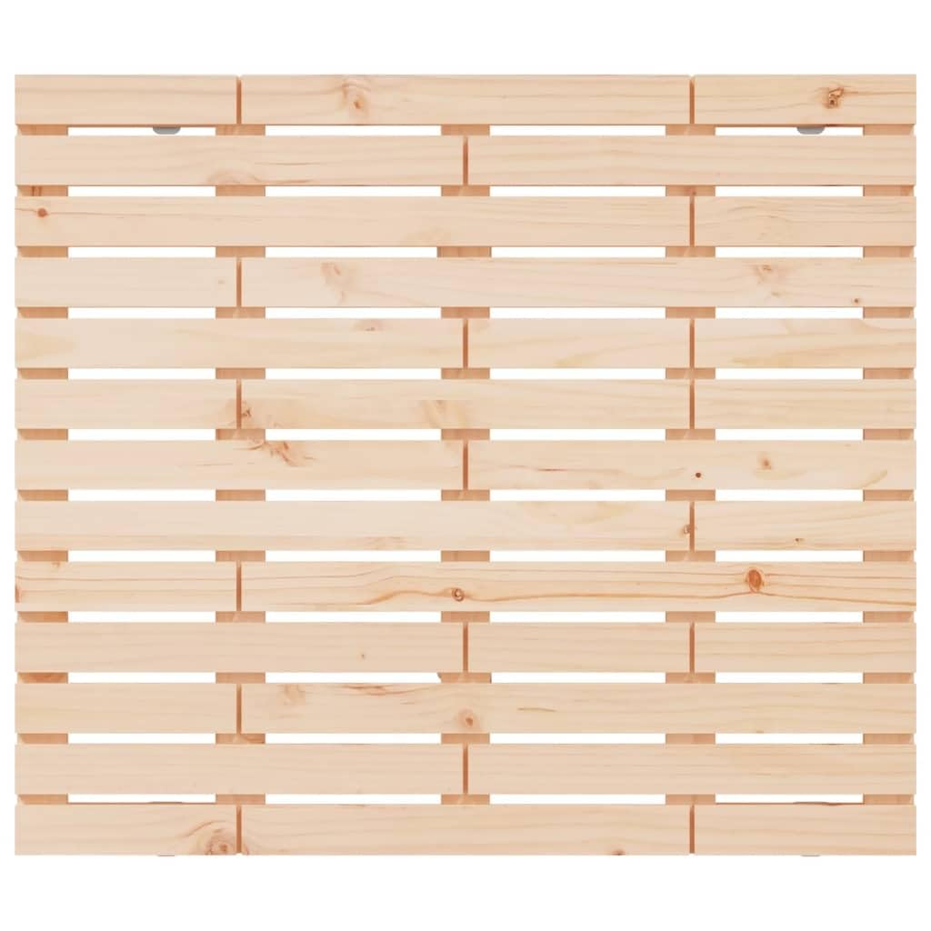 824708 Testiera da Parete 141x3x91,5 cm in Legno Massello di Pino Testata in Legno,Testata Letto Matrimoniale Muebles Dormitorio Spalliera Letto Testiere per Letto Matrimoniale
