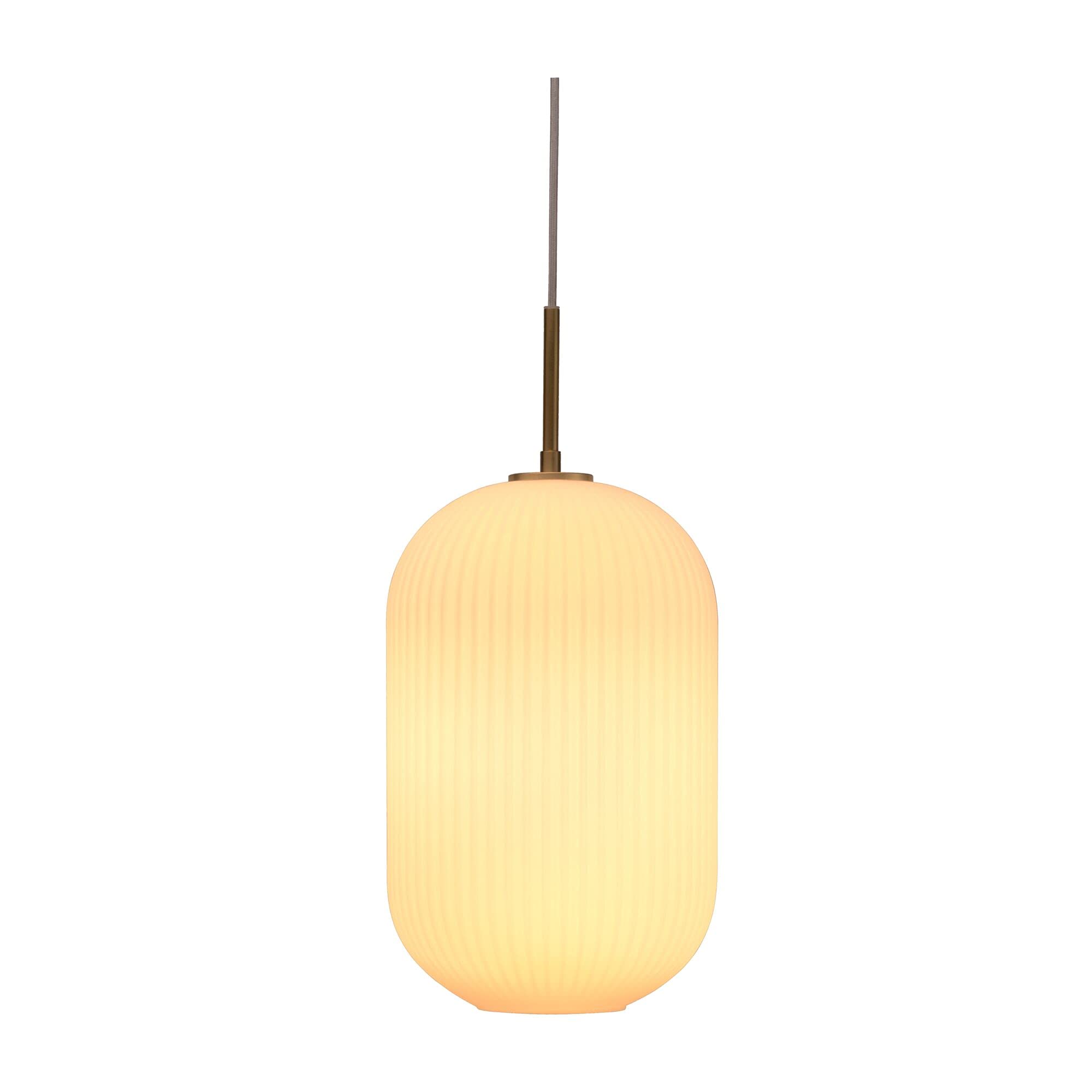 Pauleen 48233 Luminaire en suspension Splendid Delight 20 watts max. blanc, doré, verre, métal E27
