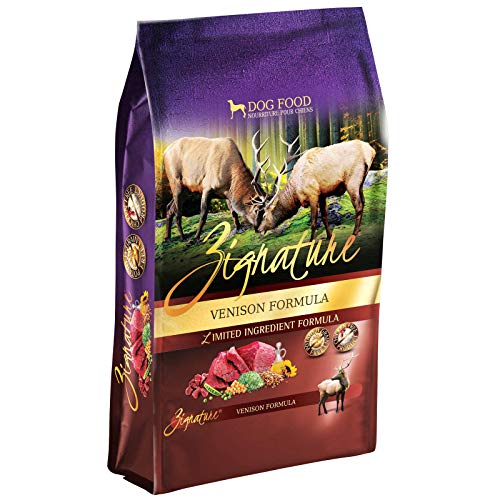 Zignature dog food, venison, 13.5 pounds