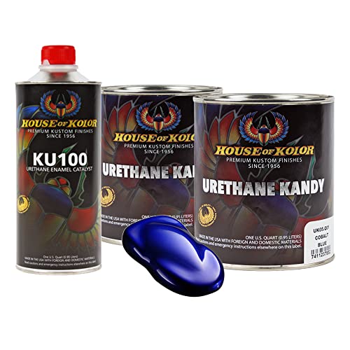 House of Kolor Urethane Kandy Kolor Kit w/Catalyst (2 Quart) | Cobalt Blue