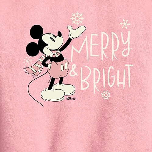Disney - Merry and Bright Mickey Mouse - Toddler & Youth Crewneck Fleece Sweatshirt2