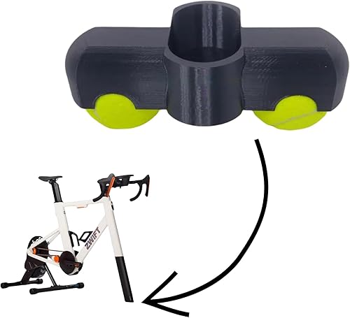Miniatura 4 de Un balancín estabilizador con dos pelotas de tenis para pierna delantera Zwift Ride, accesorios de equipo de entrenamiento de interior