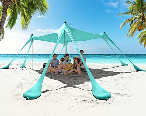 Image of 10x10 Patio Gazebo with Netting and Curtains Waterproof Large Deck Tents with Steel Frame for Outside Patio, Deck, Backyard, Lawn, Garden with Roof