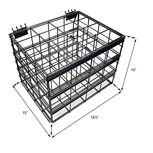 D'Luca 12 pockets Drum Stick Bin For Floor Or Slatwall And Peg Wall miniatura 2