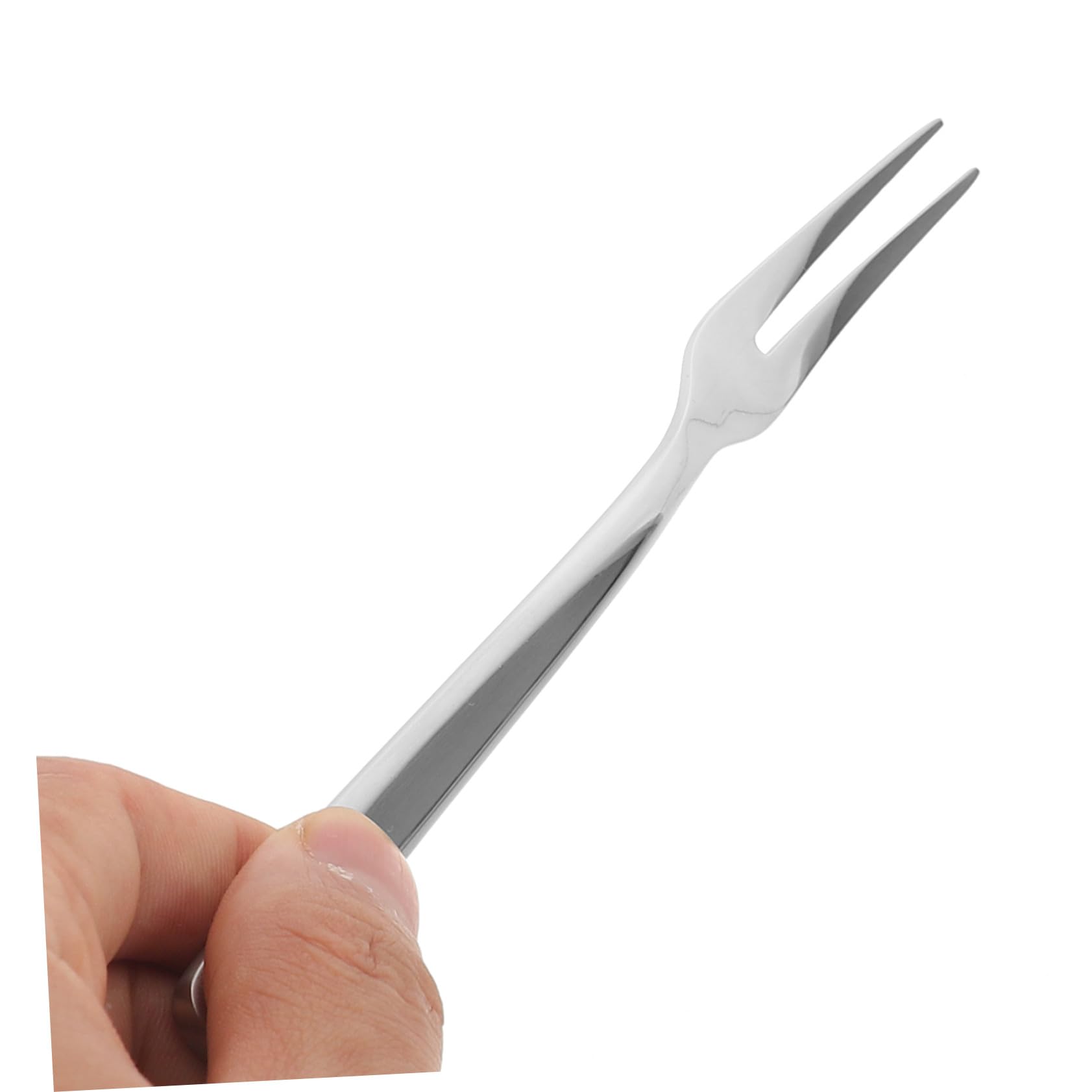 8 pezzi Forchettine da Dessert in Acciaio Inox Denti Forchette Piccole per Antipasti Frutta e Insalata Design Elegante e Resistente Riutilizzabili per Famiglie e Eventi