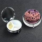 mini hollywood almeria spain Diseño de apertura sin esfuerzo: el pastillero The Old Hollywood es fácil de abrir y también para aquellos con artritis o uñas largas, están diseñados con un cierre de resorte flexible, presiona el mecanismo y tus pastillas están disponibles, el cierre reforzado se sujeta de forma segura, por lo que puedes llevarlos sin que se salgan accidentalmente dondequiera que vayas, incluso lleno de pastillas.