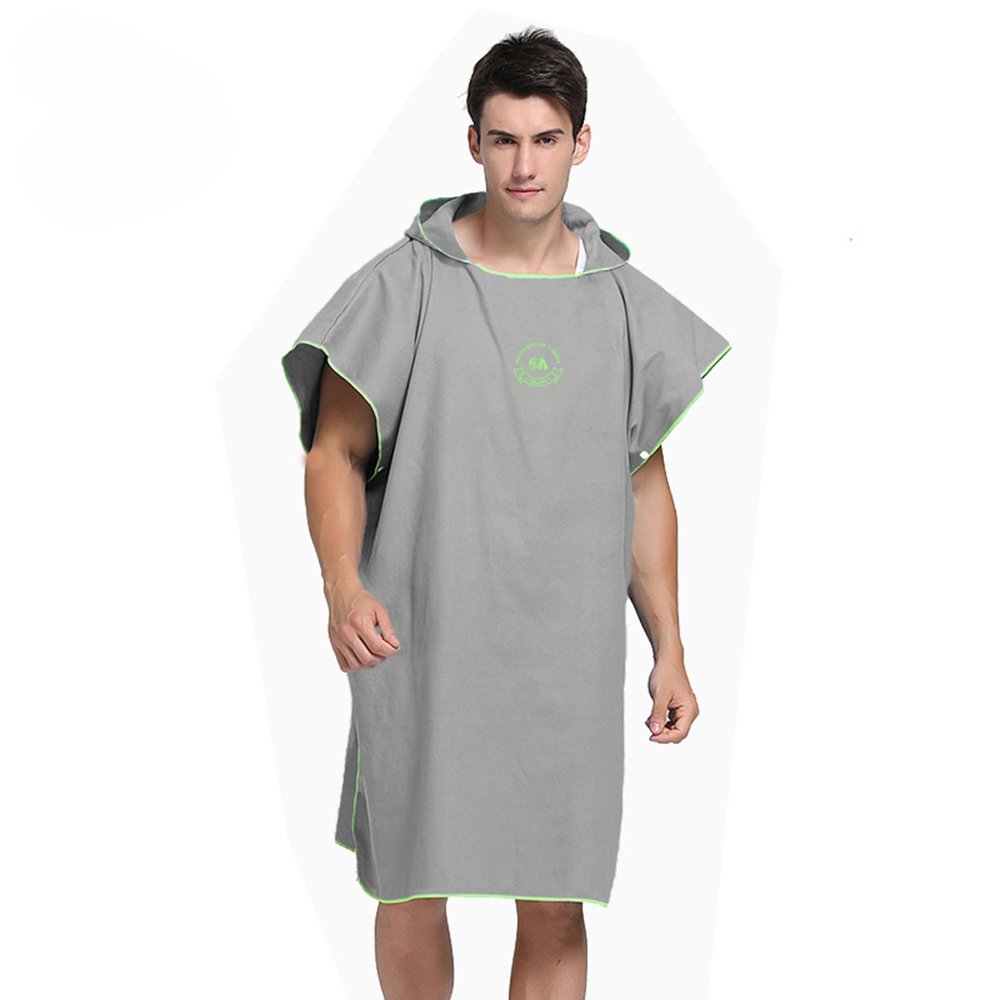 Poncho De Plage Ele ELEOPTION - Serviette Changante Rapide Séchage Homme/femme (bleu Marine)