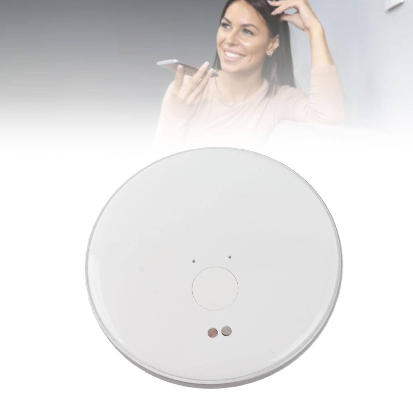Sxhlseller Tragbarer Magnetübersetzer 138 Sprachen |KI-Übersetzung von Sprachfotos und Videoanrufen, Simultandolmetscher, Schwarz (White)