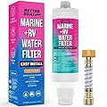 Better Boat Inline RV Water Filter, NSF Certified, Marine Grade, for Hose, Campers, and Garden, Includes Flexible Protector