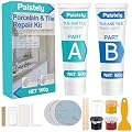 Porcelain Repair Kit, Tub, Tile and Shower Repair Kit, Waterproof and Leak-Proof Fiberglass Tub Repair Kit, Tile Repair Kit for Ceramic, Porcelain, Marble, Quartz, Resin, Granite and More