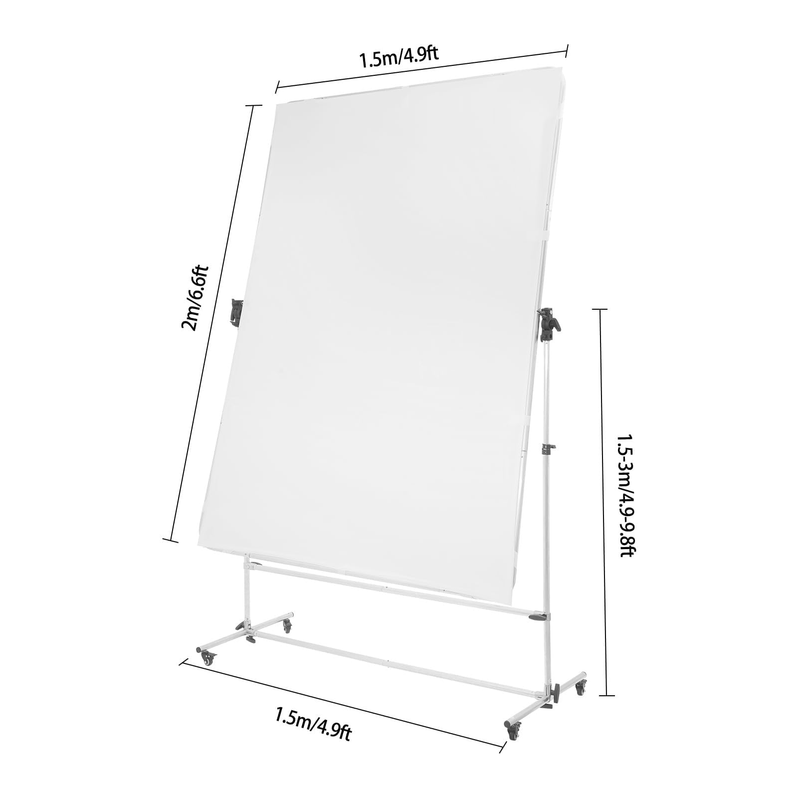 Kit diffusore professionale per fotografia con supporto regolabile e cornice girevole per una migliore illuminazione di foto e video