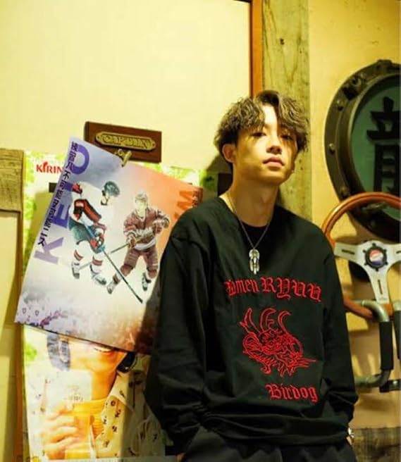 Amazon.co.jp: コムドット Birdog 龍 ロンT Black Lサイズ : おもちゃ