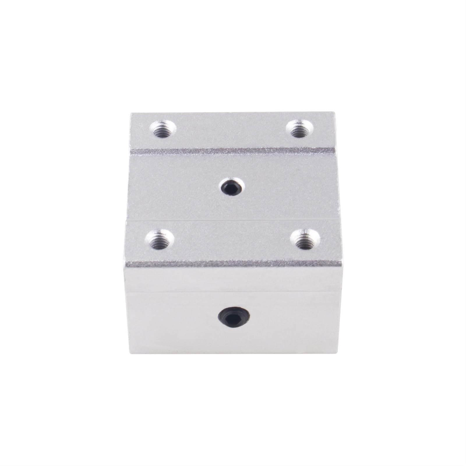 Rodamiento de Bloque de Almohada, Bloque deslizante de rodamiento de movimiento lineal abierto serie SBR, soporte de riel de aluminio, varios tamaños(SBR16UU)