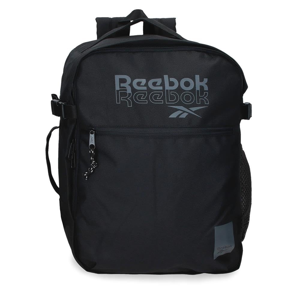 Reebok Ona Backpack, Black, 30 x 44 x 21 cm, Polyester by Joumma Bags